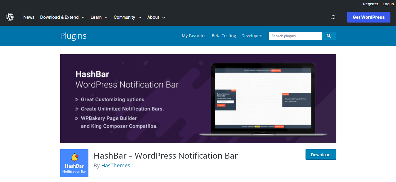 7 Best WordPress Top Bar Notification Plugins (2023) - GroundWP